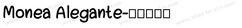 Monea Alegante字体转换